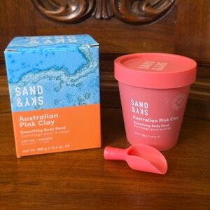 Sand & Sky Australian Pink Clay Smoothing Body Sand, 6.4oz--NIB